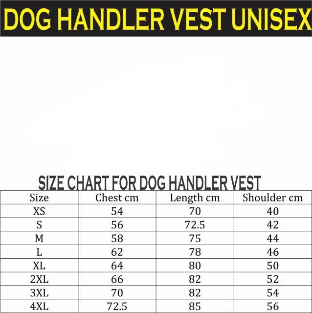Dog Training Vest Weather-Resistant K9 Handler Vest with Multi Pockets Softshell Material Winter wear