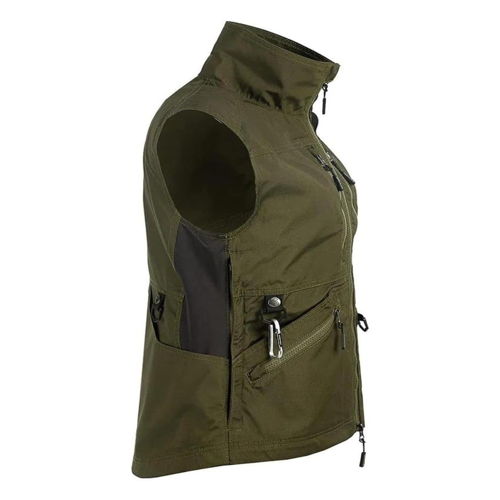 Weatherproof Dog Trainer Vest – K9 Handler Softshell Vest with Multiple Pockets, Winter Training Clothings